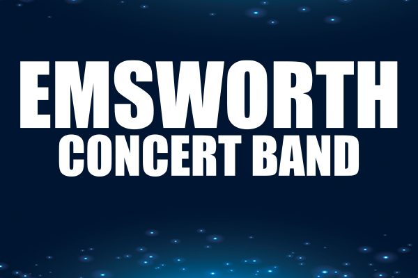 Emsworth Concert Band Spring Concert namestyle, graphic design, print, social media graphics and QR code by Screenbuzz